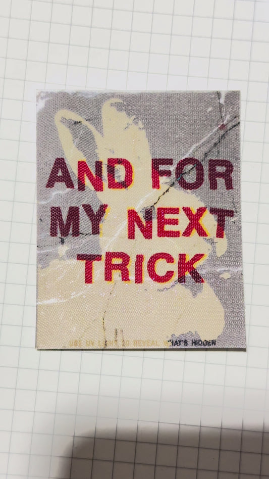 NEXT TRICK Invisible Ink Sticker